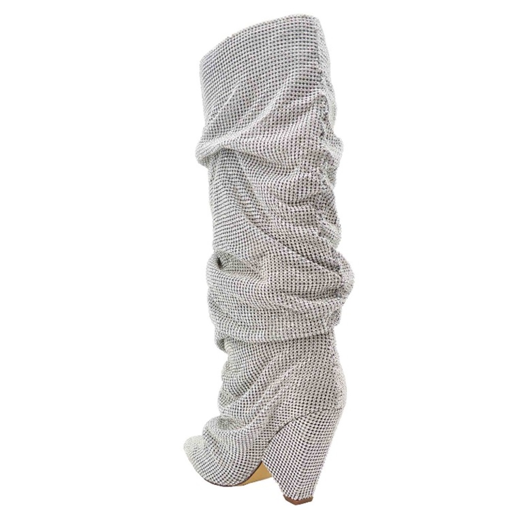 🚫SOLD🚫 Embellished Rhinestone Crystal Boots - Picture 4 of 4
